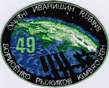 ISS Expedition 49 NASA Space Badge Iron On Patch