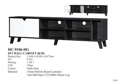 6 FT Tv Cabinet HC C9106