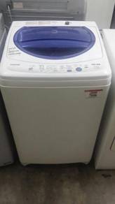 Mesin Auto Washer Fully Recondition Toshiba Basuh