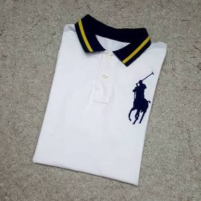 Ralph Lauren 3 stripes collar Polo t-shirt