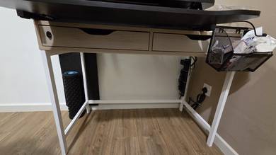 Ikea Alex 100x48cm with ergonomic standing desk