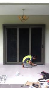 Sliding Pintu Car Porch - (Aluminium-Kace)