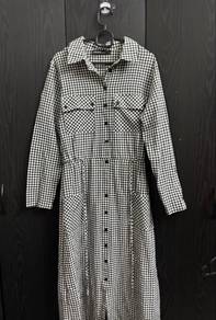 Zanzea Checkered Dress