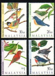 Mint Stamp Highland Birds Malayasia 1997