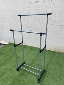 B966 Rak Sidai Baju Double Pole Clothes Drying Rac