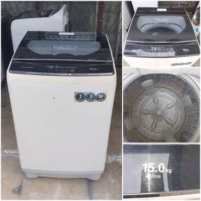 Sharp auto washer washing machine mesin basuh 15.k
