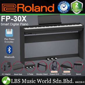 Roland FP-30X 88 Key Digital Piano Full Package