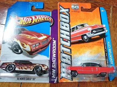 Hotwheels Monte Carlo Cadillac Fleetwood set