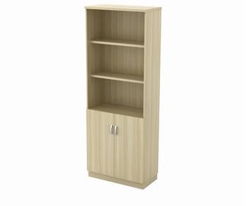 Open Shelf High Cabinet Wooden HomeCupboard 5 Tier