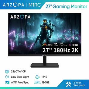 Arzopa M1RC 27" Gaming Monitor 2K 2560x1440P 180Hz