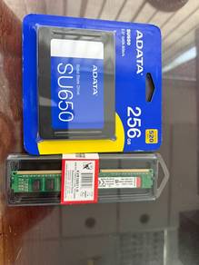 256GB SSD 8GB DDR 3 Ram