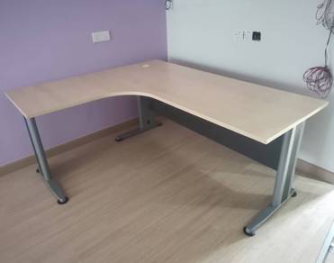 L shape Meja Office
