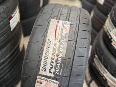 Tayar Baru 245 40 18 Bridgestone Potenza RE005 26