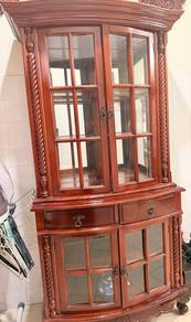 Vintage Solid Kayu Jati Display Cabinet