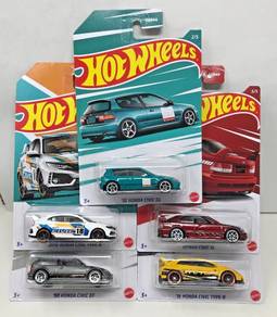 Hotwheels Honda Civic Anniversary Themed 2022 Set