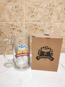Oktoberfest 2011 Glass Beer Mug with Box