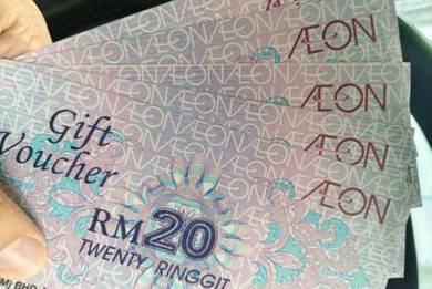 Aeon voucher rm50