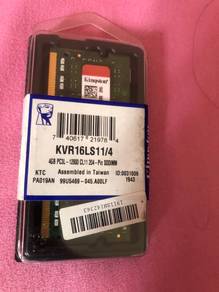 Kingston 4GB DDR3L Laptop RAM 1600MHz