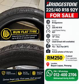 Bridgestone Run-Flat Tyre For Sale