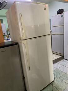 2 doors Silver Refrigerator Fridge Freezer Peti LG