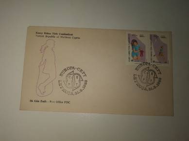 FDC Stamp Turkish Cyprus 1989 - Children Games