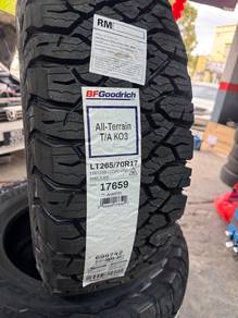 NEW LT265/70/17 BFGOODRICH KO3 AT TYREs