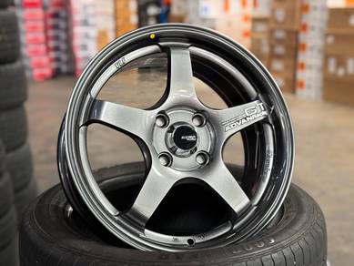 NEW 15 ULF Advan GT Rim Bezza NBox Axia Myvi City