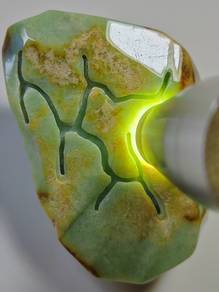 Ice Fruit Green Type A Jadeite Jade Rough Stone