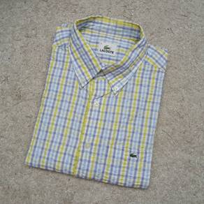 Lacoste Men's Casual Shirt Plaid Checked