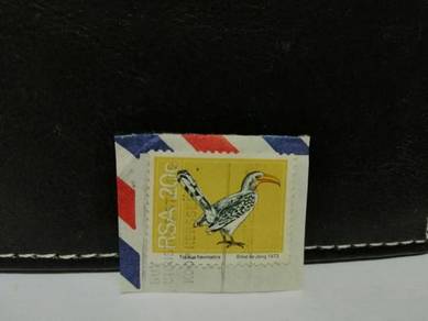 1974 South Africa Stamp Hornbill Bird