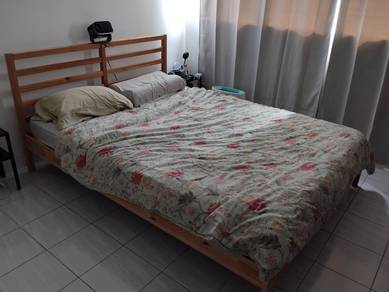 Bed Frame & Mattress Ikea TARVA