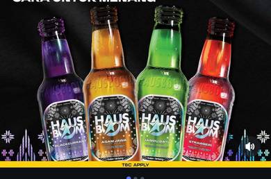 Hausboom x Bulan Bintang Sparkling Drink 275ml
