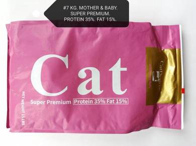 CatDegree Mother Baby 10kg Cat Food Makanan Kucing
