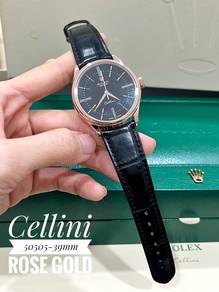 Rolex Cellini 50505 39mm Rose Gold