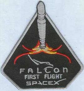 SpaceX Falcon 1 Mission 1 First Flight Space Patch