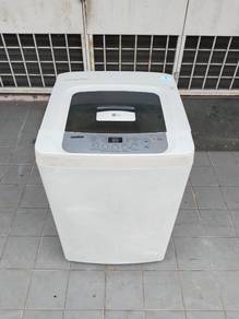 Jenama LG 7.5kg washing machine top washer