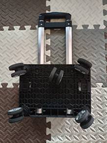 A Folding Luggage Cart Or Trolley.
