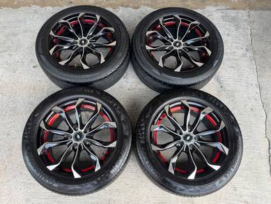 Rim second 16 inforged siap tayar exora preve s70