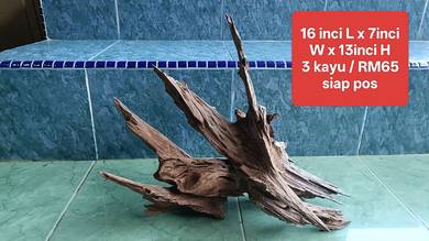 aquarium driftwood set 3kayu aquascape setup
