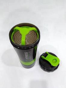 Shaker bottle Milk fiber on whey protein botol air