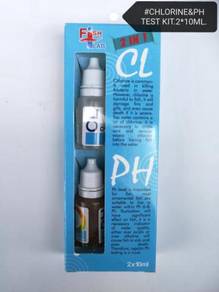 Fish Lab 2in1 Chlorine pH Tester 2x10ml Aquarium