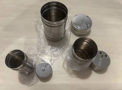 3 in 1 set Stainless Steel Seasoning Containers