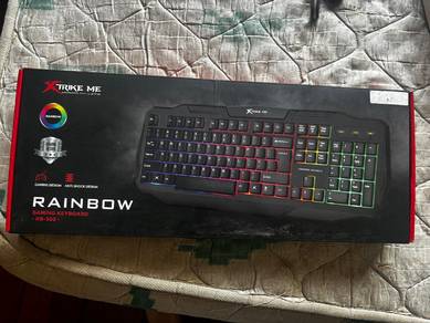 X-TRIKE ME Rainbow Gaming Keyboard KB-302 