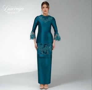 REGINA BAJU KURUNG Tealblue