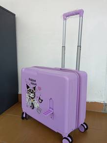 Kids ride on trolley luggage bag