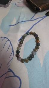 Gelang Kristal Indian Agate Asli / Natural Stone B