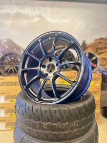 NEW 18x9.5 5x120 RAYS ZE40TA III JAPAN FK8R FL5