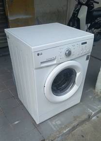 Jenama LG dd inventer front load hot washer 7kg
