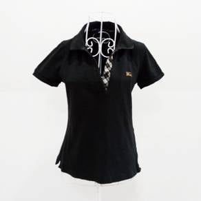 Burberry Blue Label Black Polo T-Shirt