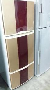 3 Door Fridge National Peti Ais Sejuk Refrigerator